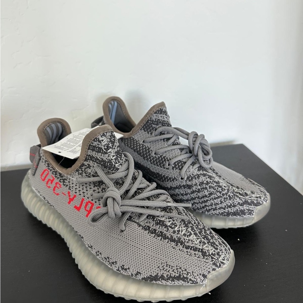 Yeezy Boost 350 V2  beluga 2.0 Grey with Red Stripe